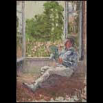 Man seated by a window